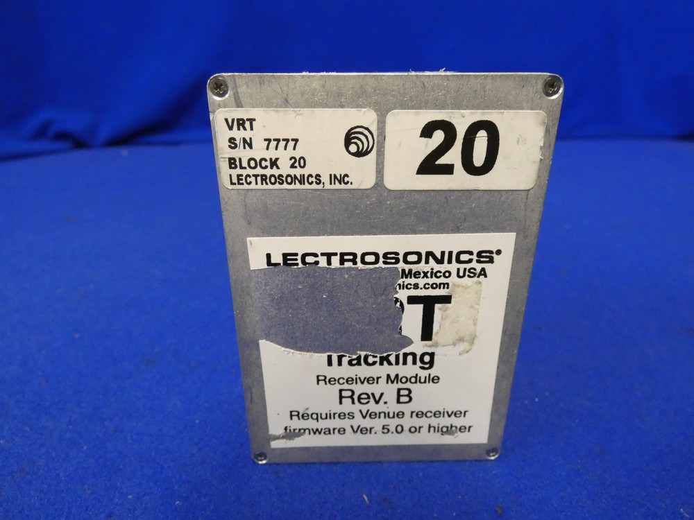 Lectrosonics VRT Tracking Receiver Module Rev. B Block 20