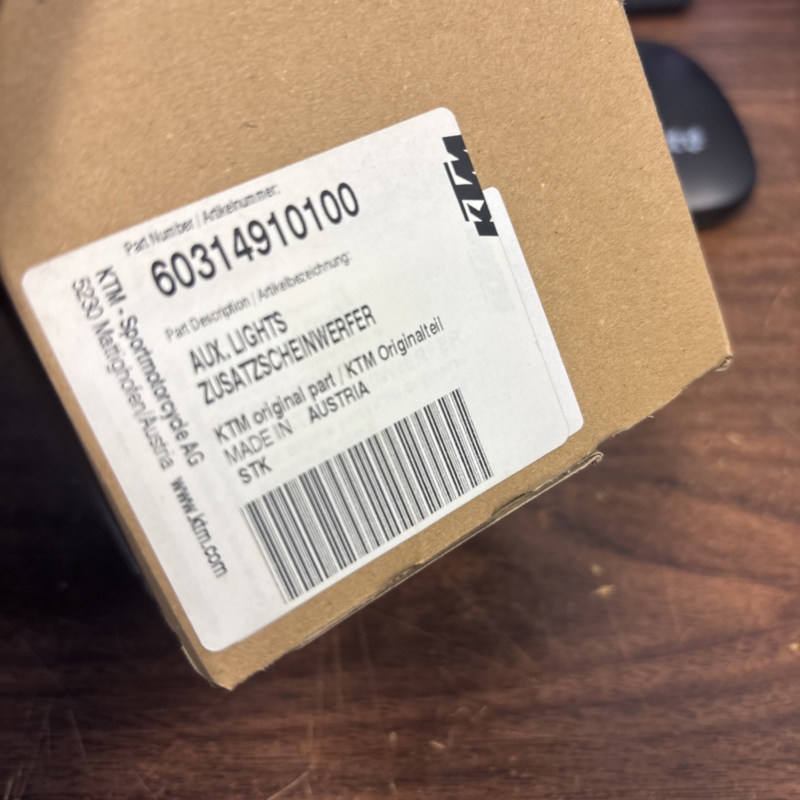 KTM Adventure 990 1090 1190 OEM 60314910033 Adv Light Kit Auxiliary New