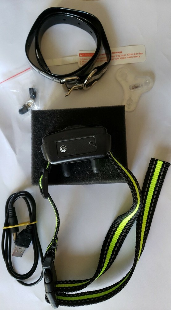 Smart Dog Bark Control Collar. Adj, waterproof IP67, test mode, vibrate/beep