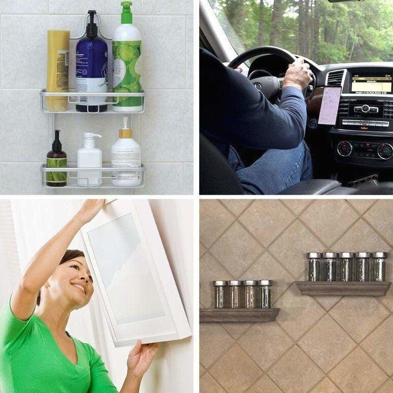 ALIEN NANO TAPE Double Sided Removable Mounting Adhesive Traceless Gel No Screws