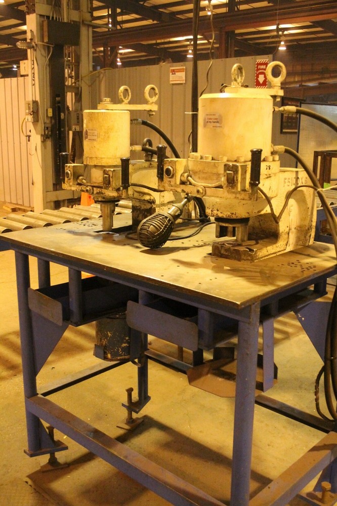 3 FRANKLIN HYDRAULIC PORTABLE PUNCHES WITH HYD UNIT: YODER #65908