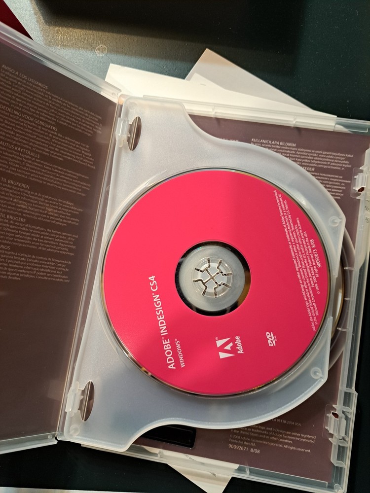 Adobe Indesign CS4 Upgrade (Windows, 2008)