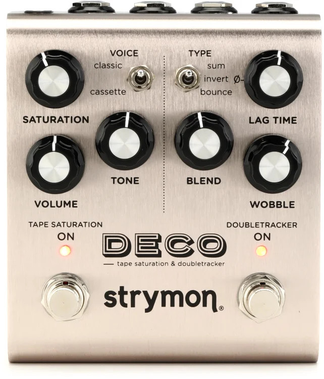 Strymon Deco Tape Saturation and Doubletracker Delay Pedal V2