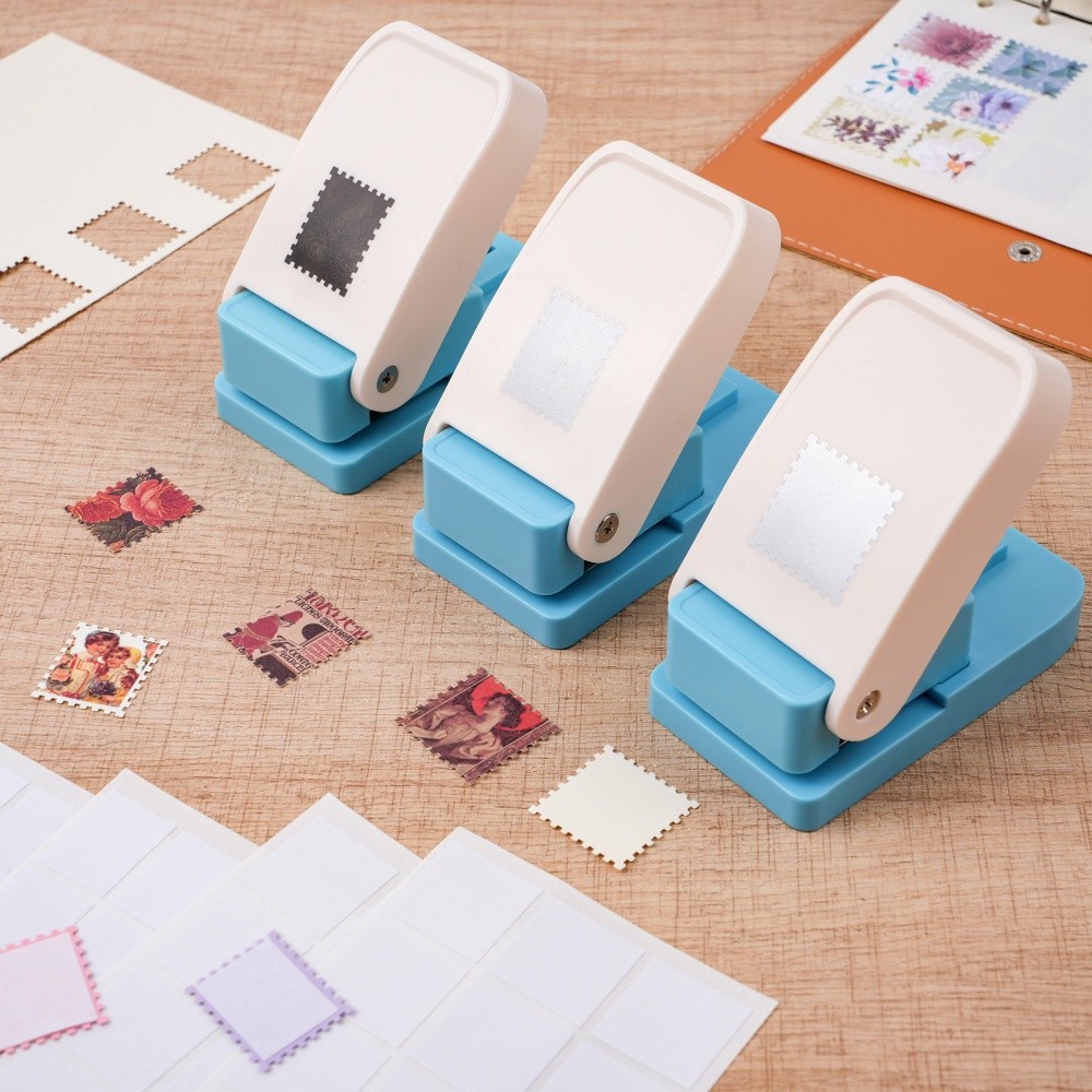 Square/Rectangle Double-Sided Adhesive Stickers for Postage Stamp Punch