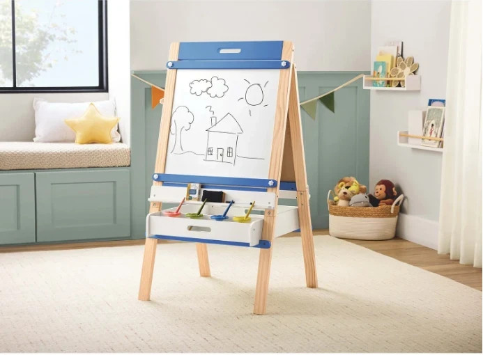 Member's Mark Kids' Creative Easel Blue