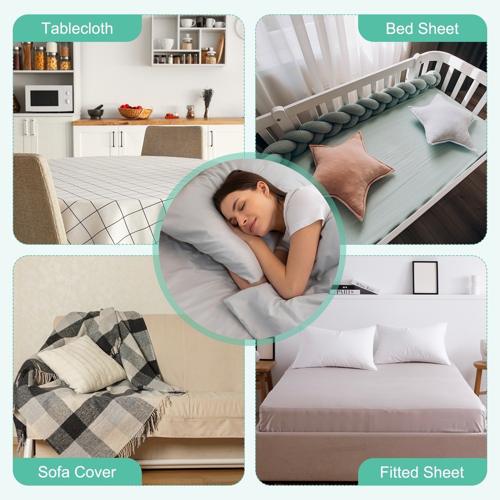 4Pcs Bed Sheet Holder Straps Elastic Adjustable, White