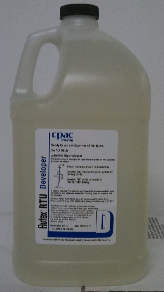 X-ray Developer, 4 Gallons