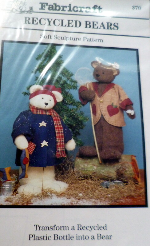 *GREAT VTG BEAR SOFT DOLL SEWING PATTERN UNCUT