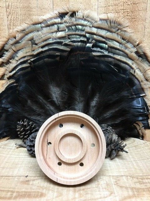 1-Ready to Customize Cherry Turkey Call Pot Unfinished