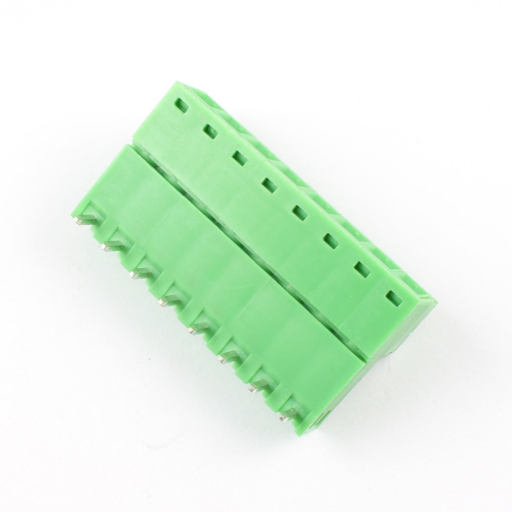 1PC 5.08mm 8 Pin Right Angle Screw Terminal Block Pluggable Plug Connector