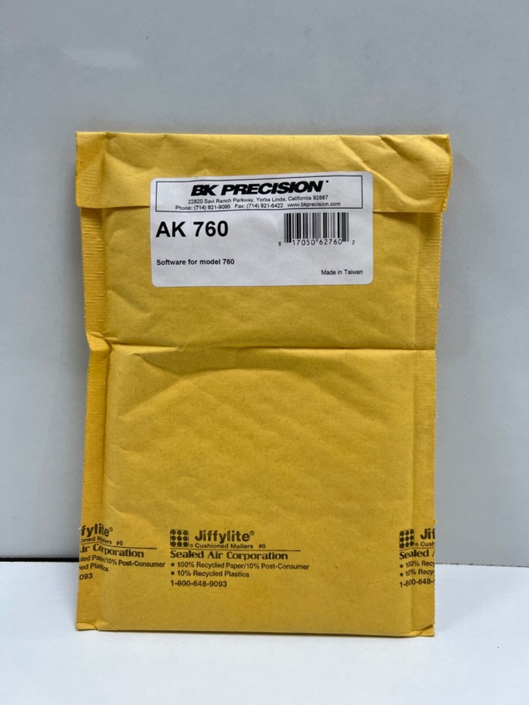 B&k precision 760 Software for model 760