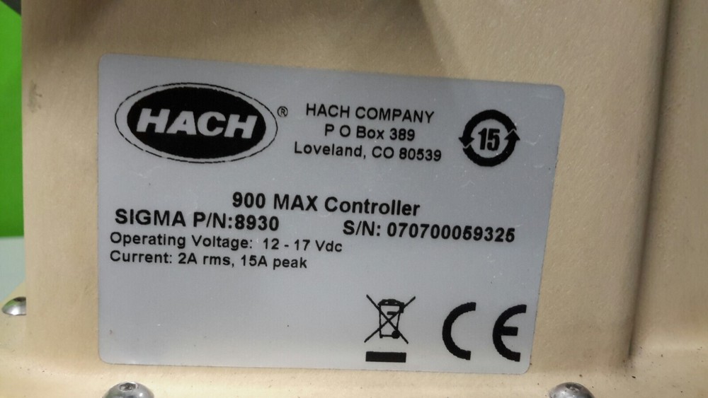 HACH SIGMA 900 MAX Portable Autosampler CONTROLLER