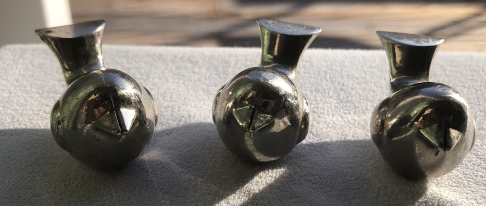 Silverplate Birds Set of 3 SKU 9023 Home Decor Paperweight Doves