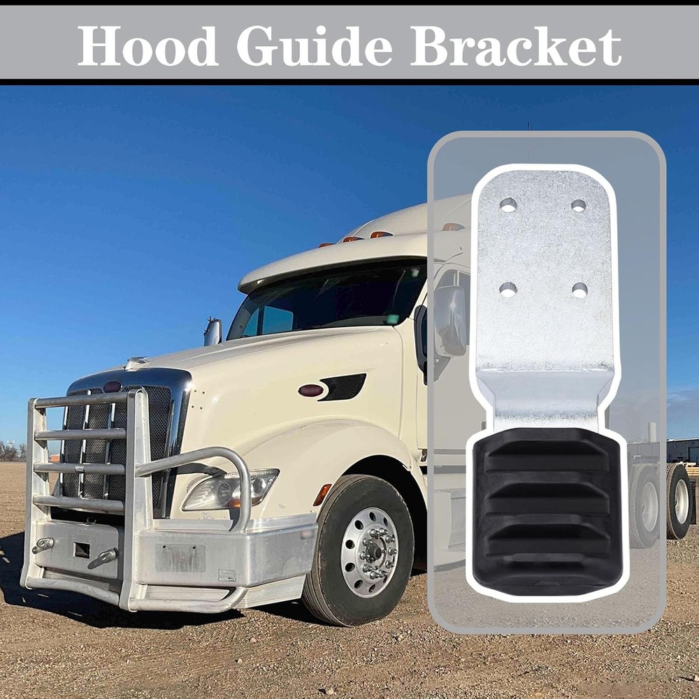 L11-6220 Hood Guide Bracket Fit for Peterbilt 587, Left or Right Sid 1 Pack