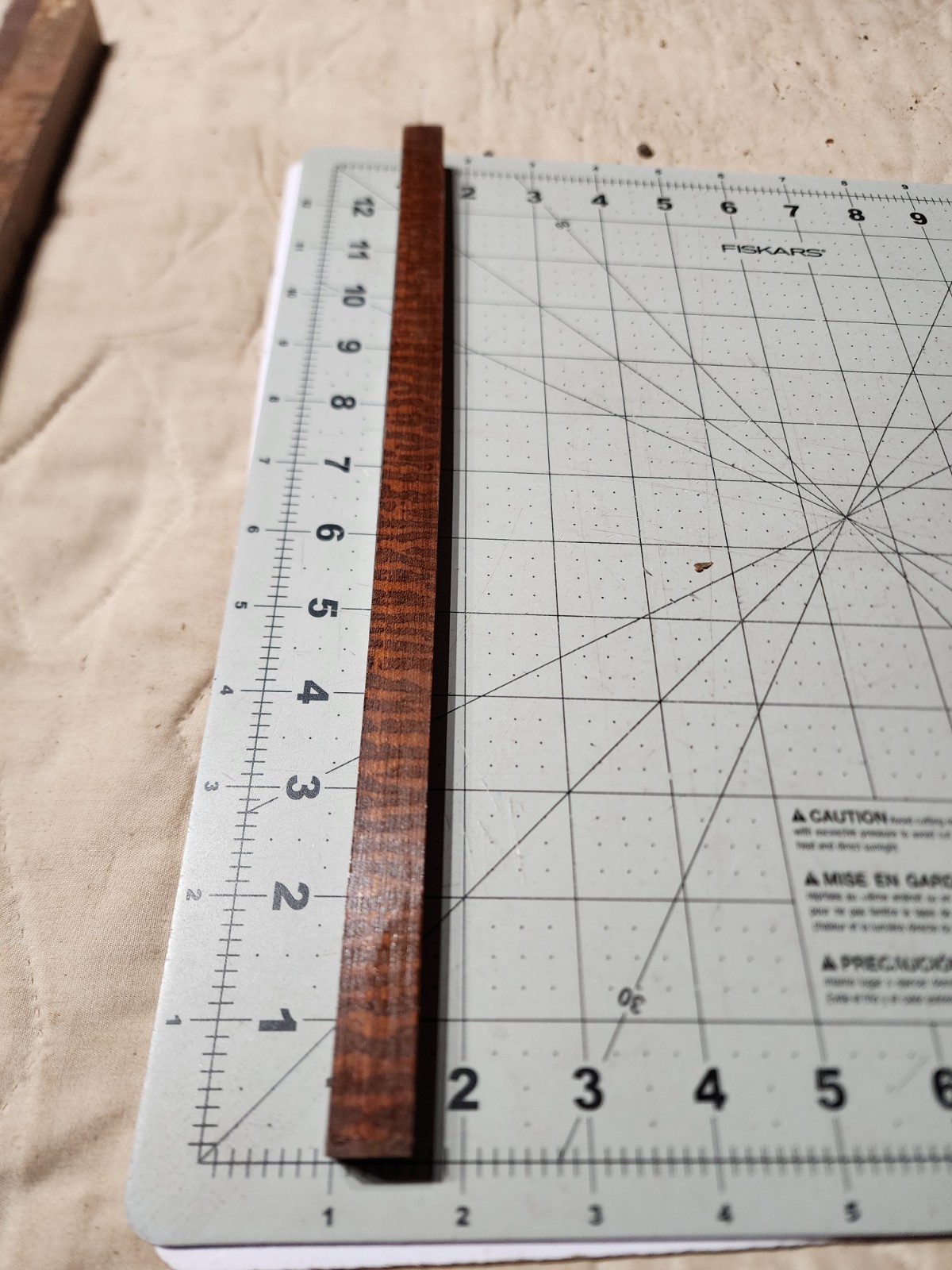 Two Long Pen Or Wand Blanks, Snakewood And Ringed Gidgee