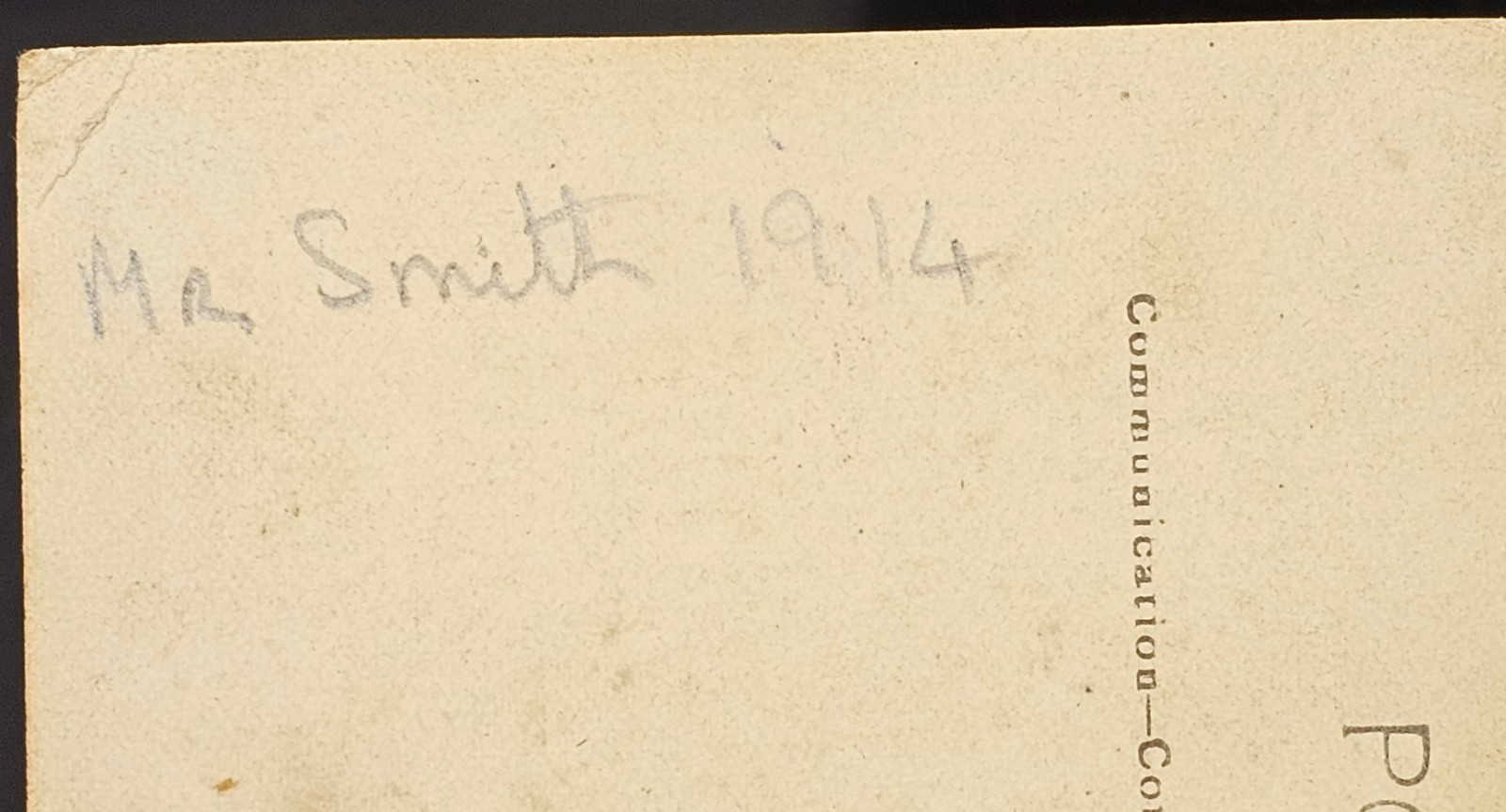 Rare Antique Photo WWI British Soldier in Pith Helmet 1914 Postcard RPPC