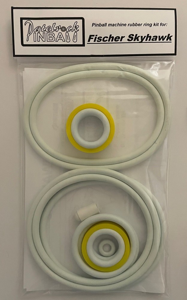 Fischer Skyhawk Pinball Machine Rubber Ring Kit**customize your kit**