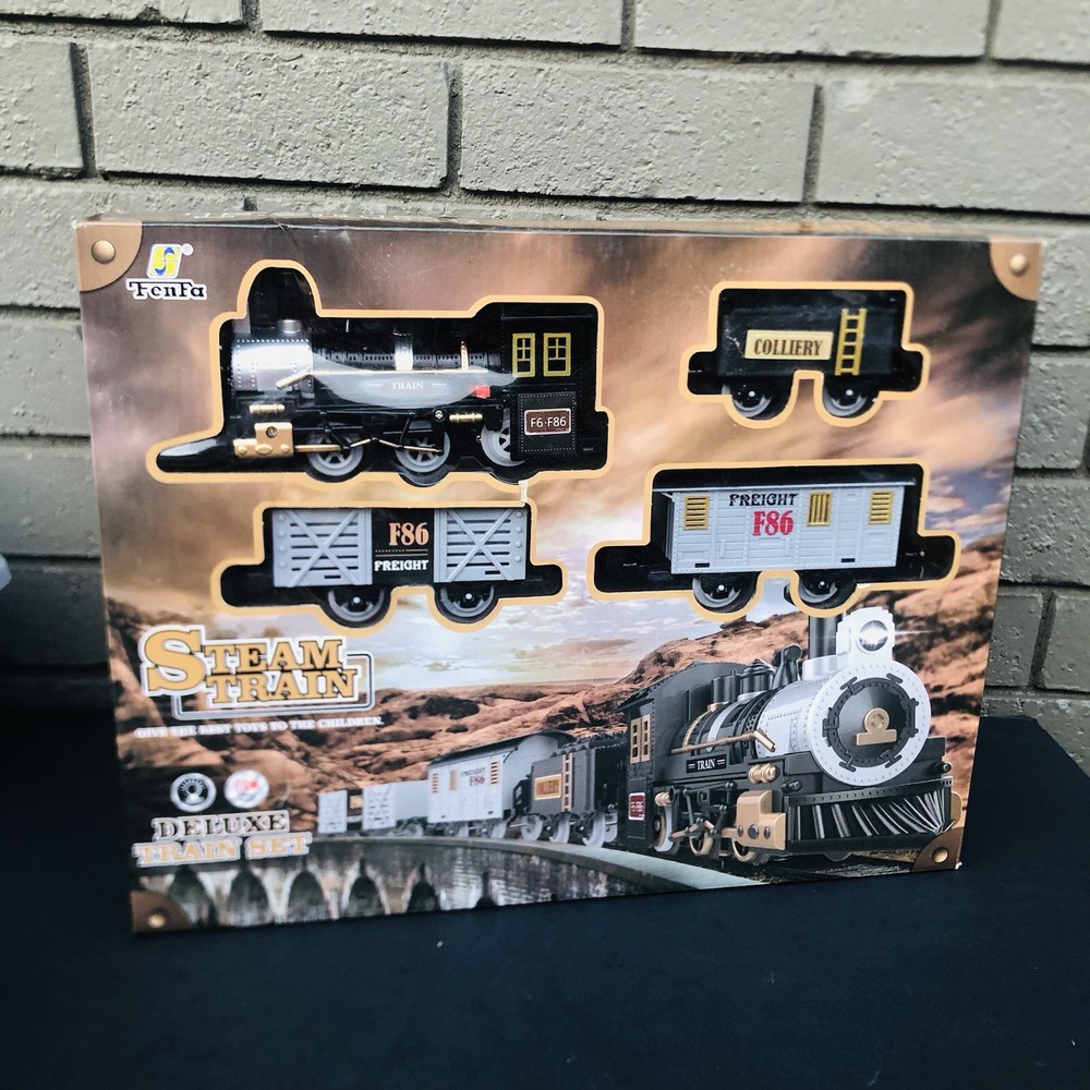 Fenfa Steam Train Deluxe Train Set Open Box