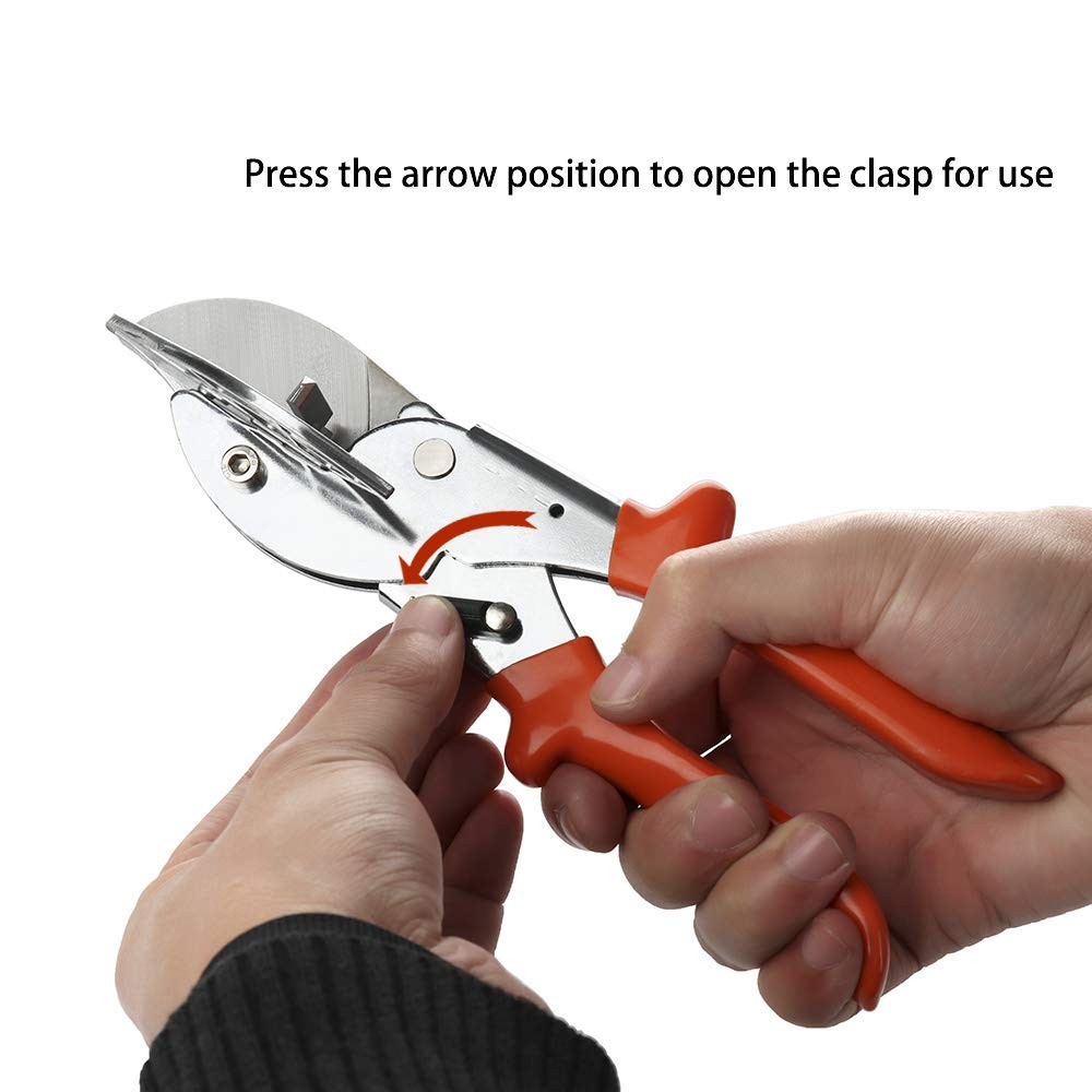 Multi Angle Miter Shear Cutter Hand Tool 45-135 Degree Adjustable Angle Shears