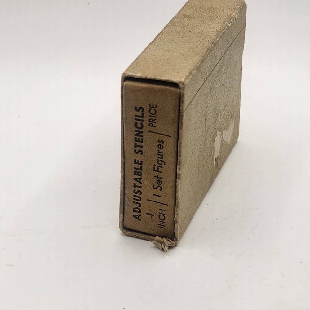 Vintage Reese Interlocking Adjustable Number Stencils 1"