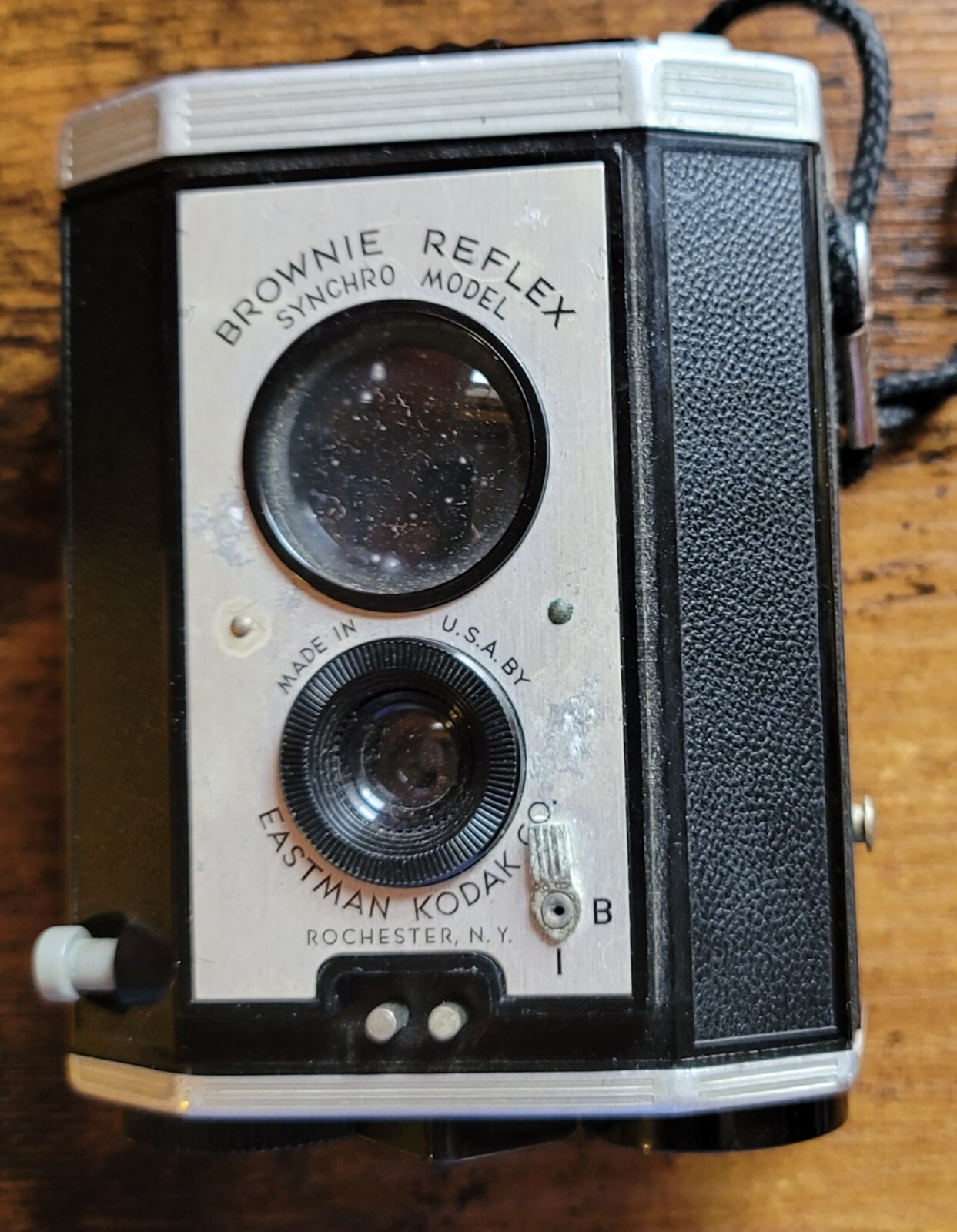 Kodak Brownie Reflex Synchro Model #173 Camera With Box Vintage