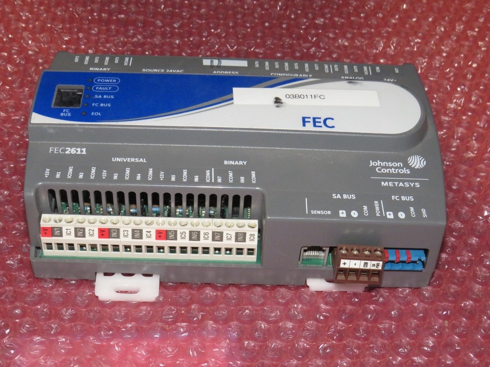 JOHNSON CONTROLS FEC MS-FEC2511-0 CONTROLLER