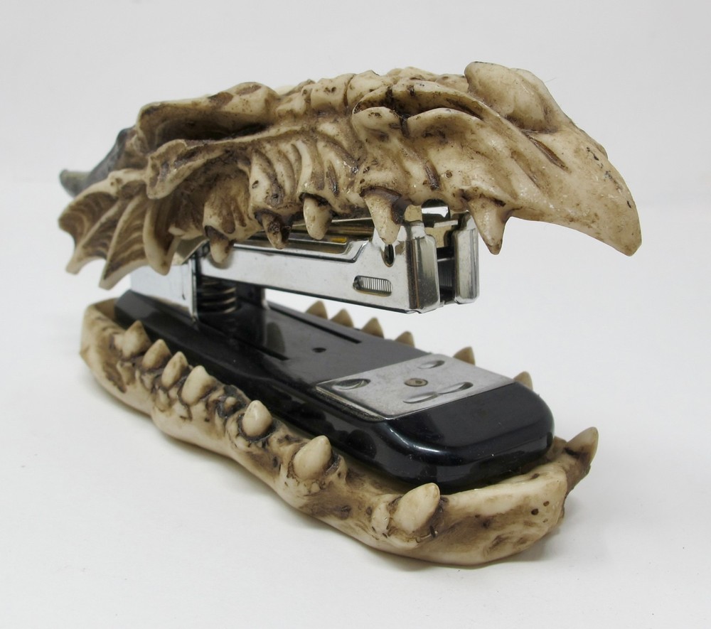 Dragon Skeleton Skull Bone Stapler Office Tool by Pacific Giftware