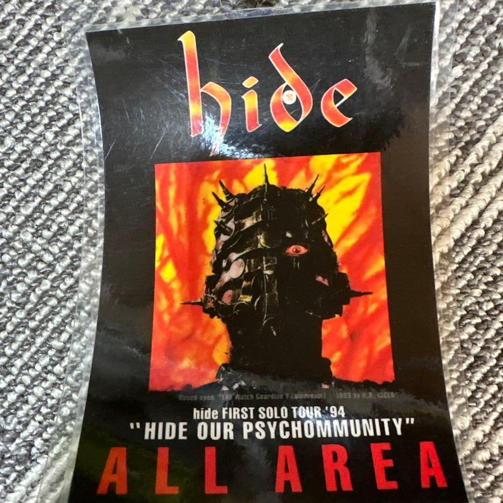hide Solo Tour '94 ALL AREA Pass