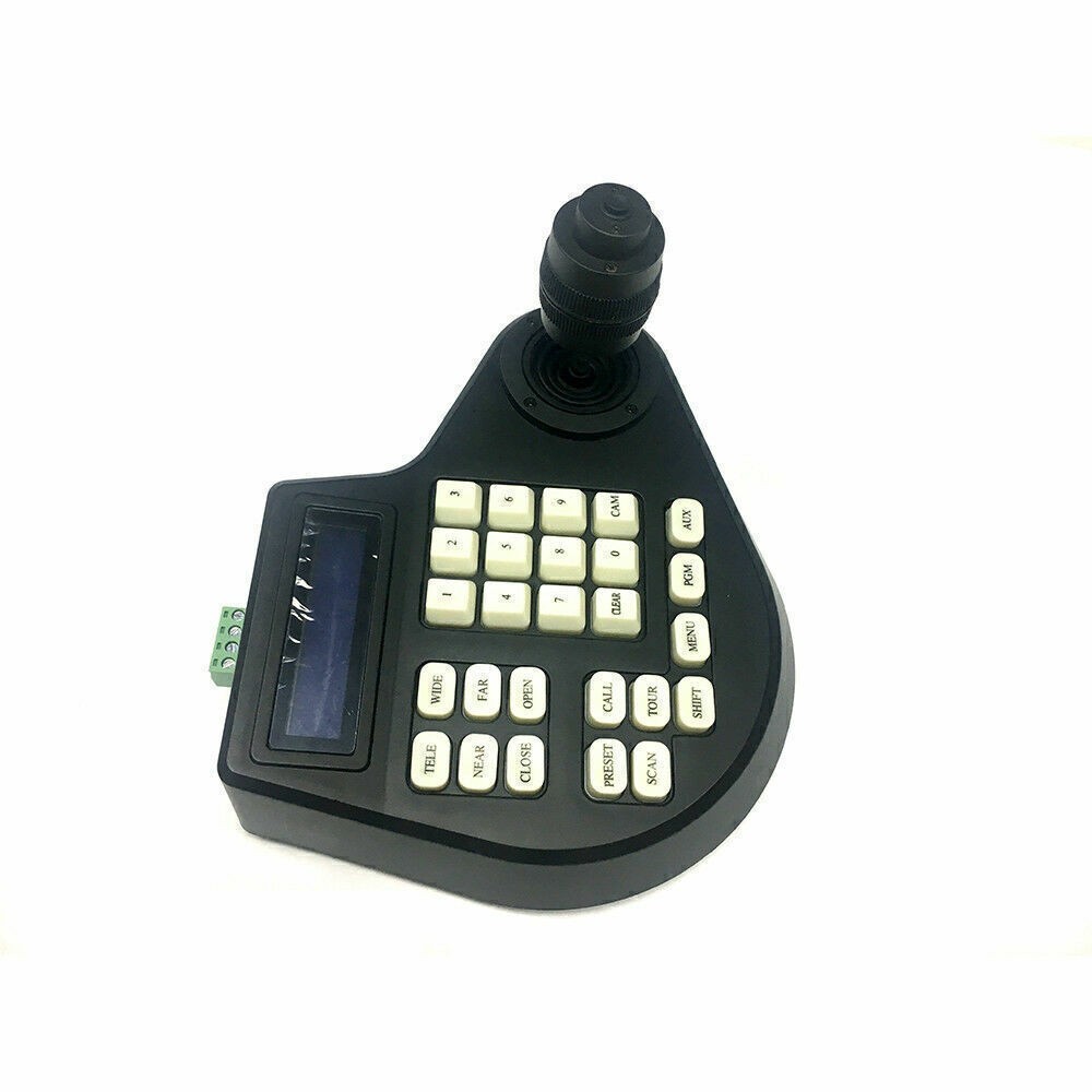 CCTV Speed Dome Security Camera 4D Keyboard Controller LCD PTZ 4 Axis Joystick