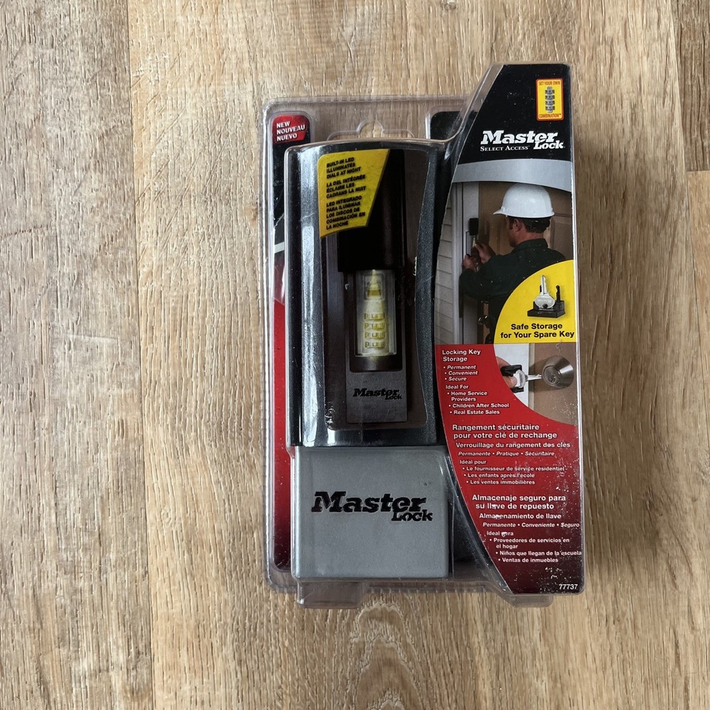 Master Lock Key Lock Box 5404D Wall Mounted Security Heavy Duty - New
