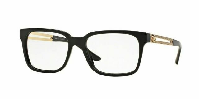 Versace Men's Black Eyeglasses 0VE3218 GB1 53mm