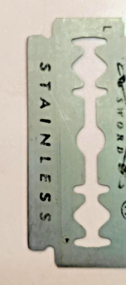 OLD RAZOR DOUBLE EDGE BLADE SHARPENER ROLLFIX GERMAN, REPAIRED WORKING