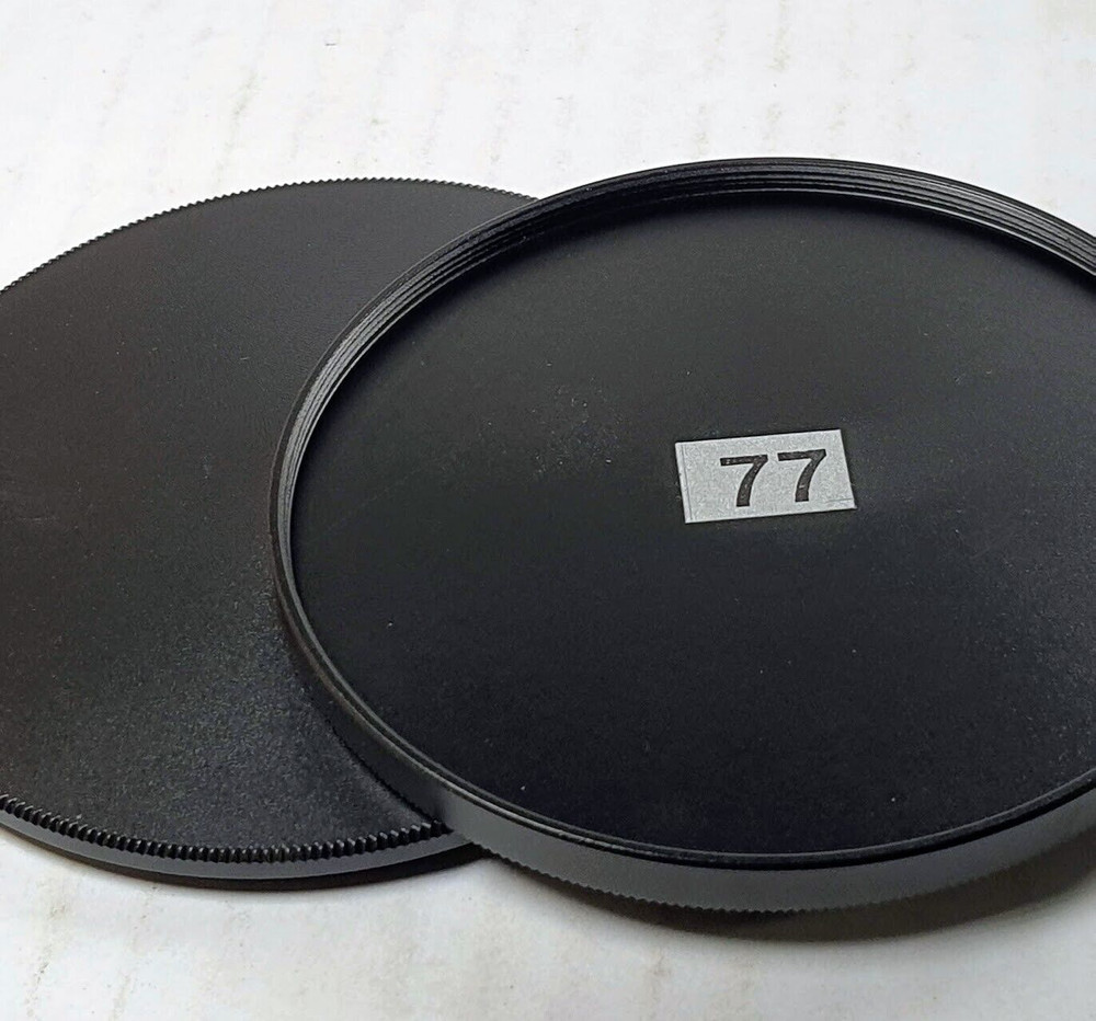 77mm Metal Stack Filter Cap Set To Stack Protect Storage Case U&S 77 mm E77