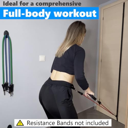 Door and Wall Moveable Anchor Straps with Adjustable Multi Point for