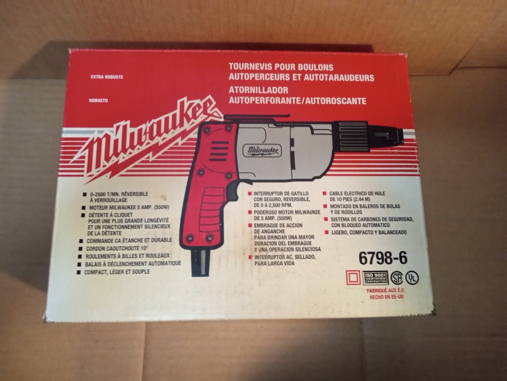 VINTAGE NOS MILWAUKEE 6798-6 SELF TAPPING DRILL