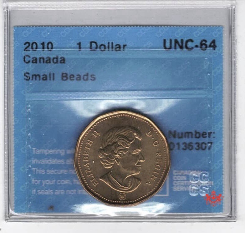2010 Canada 1 Dollar - CCCS UNC64 - 0136307