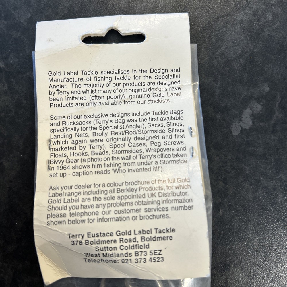 Terry Eustace Gold Label Tackle Sack Clip