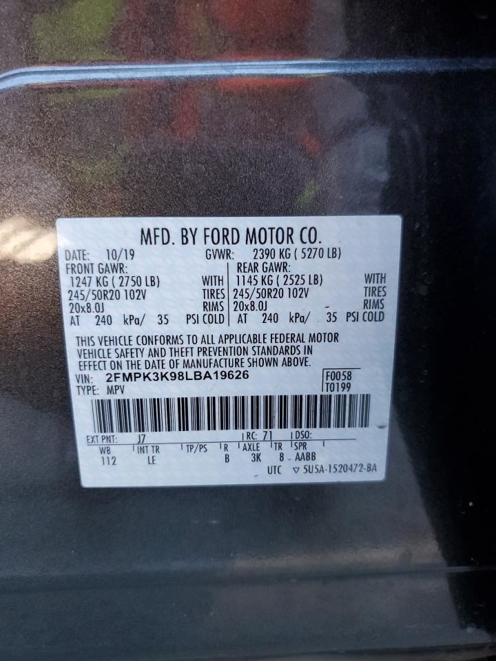 CONTROL UNIT OEM 19-20 FORD EDGE 1YR WRNTY