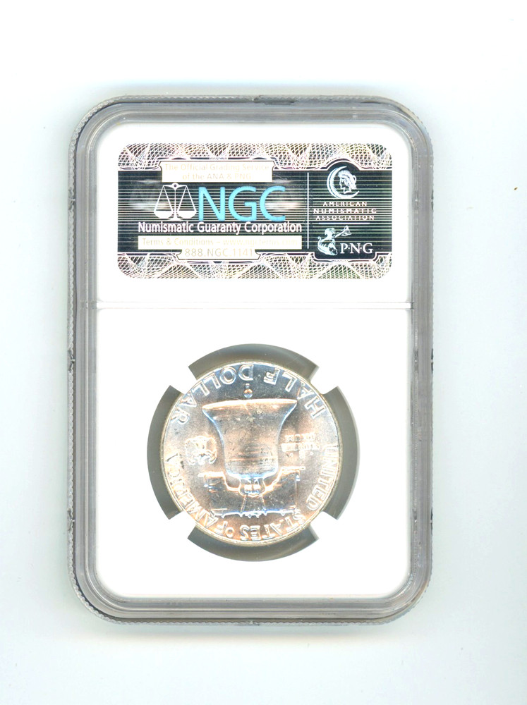 1963 Franklin Silver Half Dollar 50C- NGC MS 63