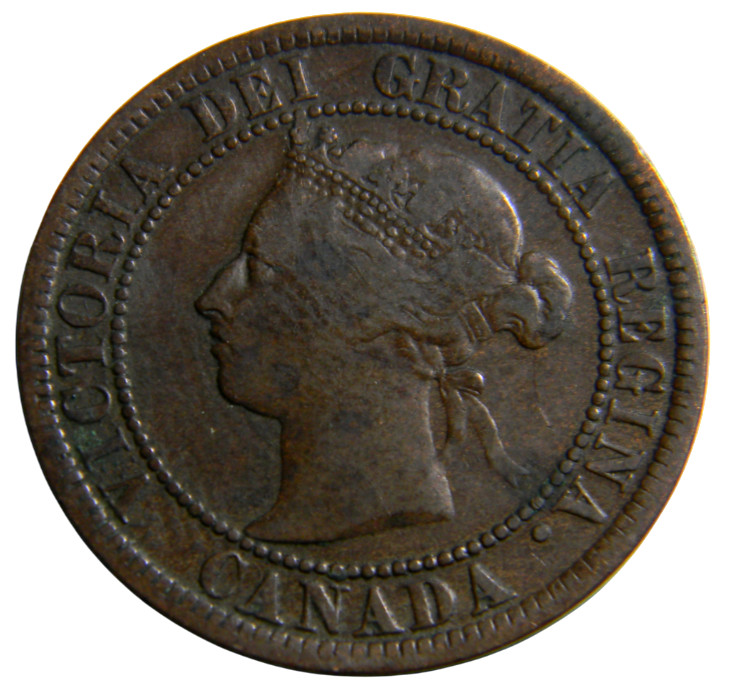 Canada 1886 One Cent  (0743)