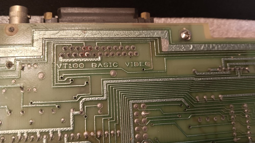 DEC Digital VT100 Terminal Basic Video Board