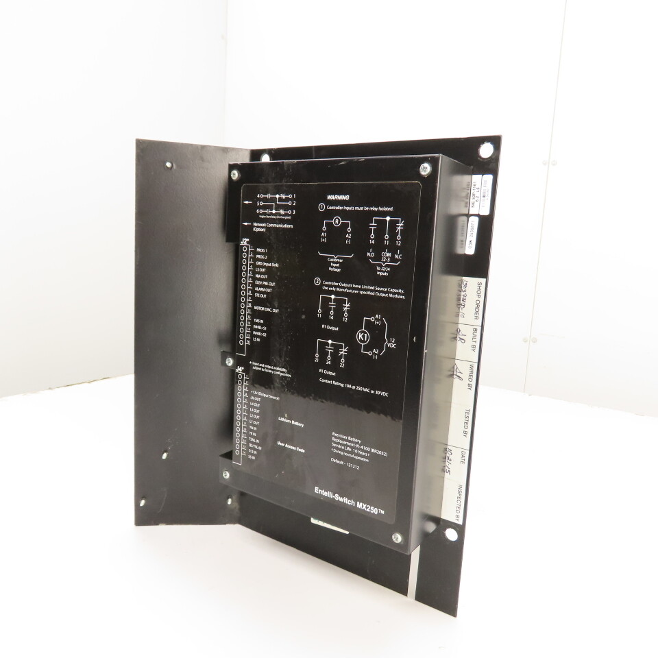 GE Zenith 50P-1161 Entelli-Switch MX250 Automatic Transfer Switch Controller