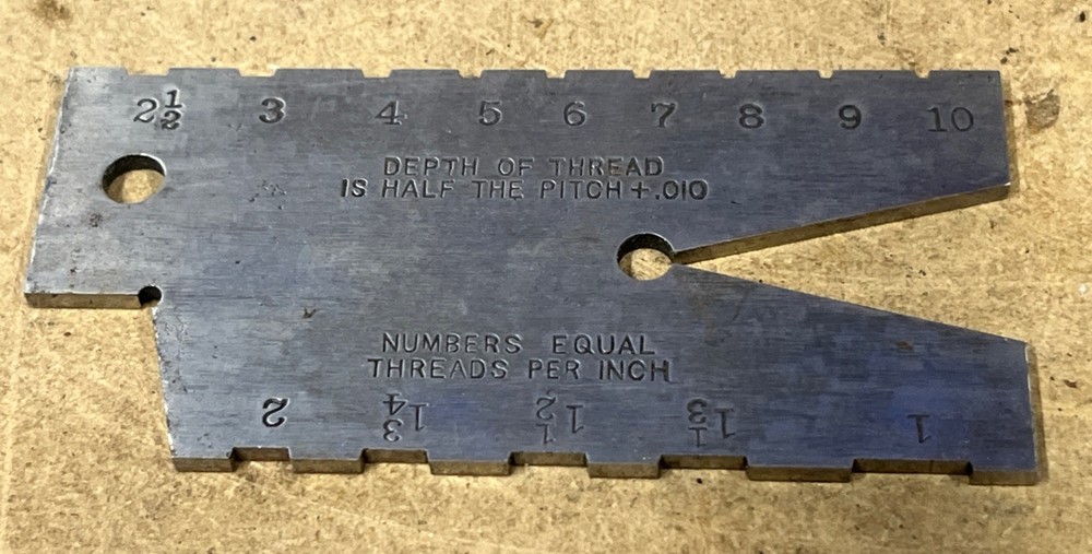 Starrett No. 284 Screw Thread Tool Gauge