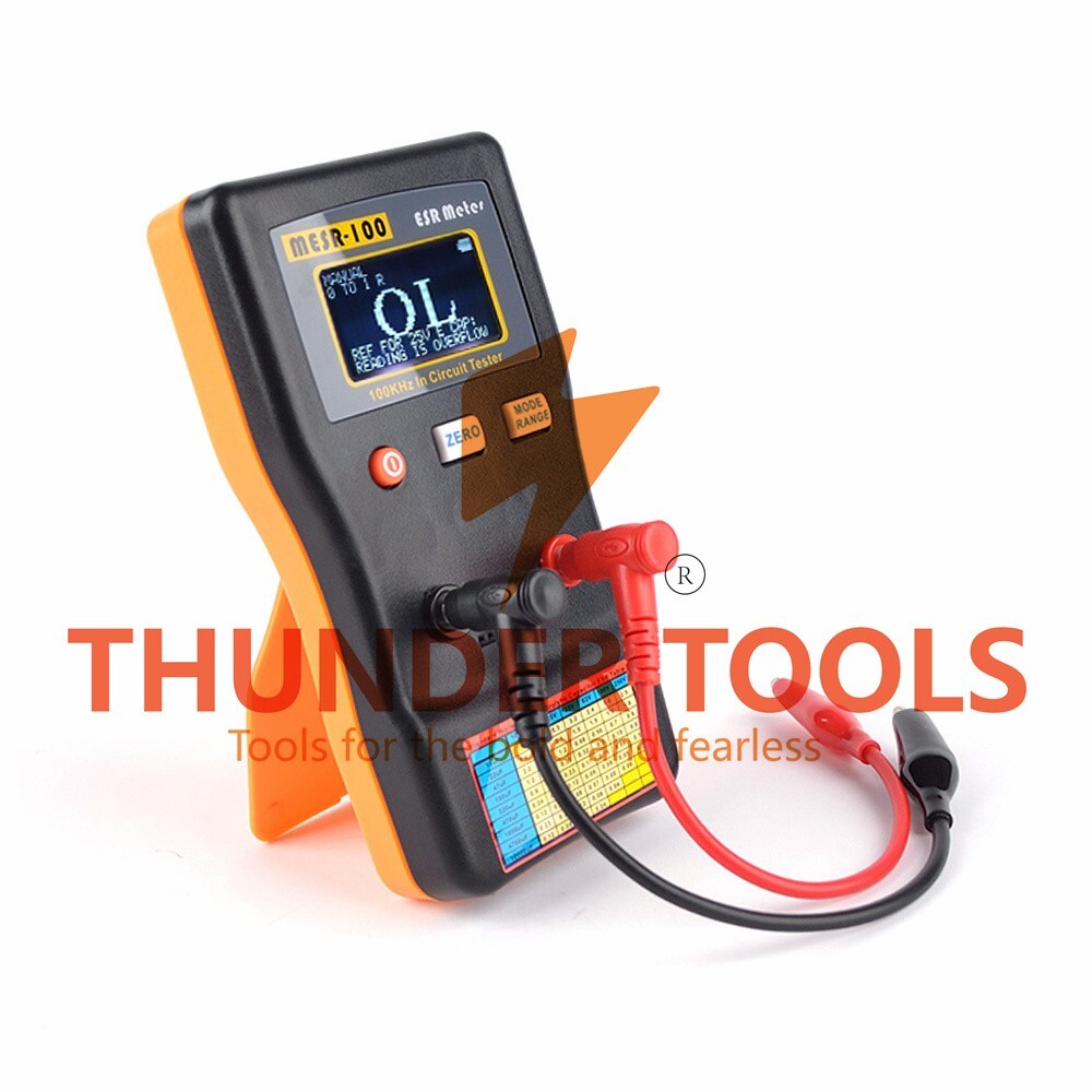 Thunder Tools MESR-100 ESR Capacitance Ohm Meter Professional Measuring