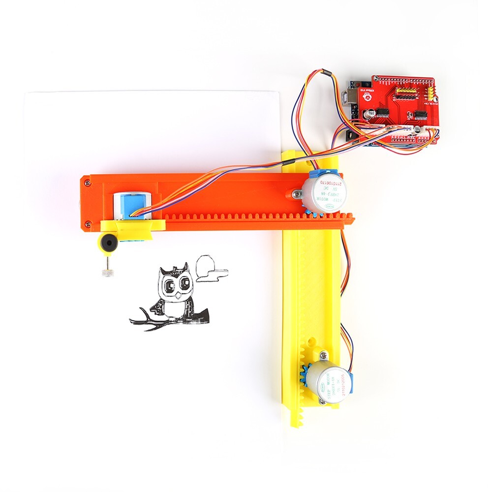 Arduino Mini CNC Plotter Open Source Machine Drawbot Pen Drawing Robot Machine