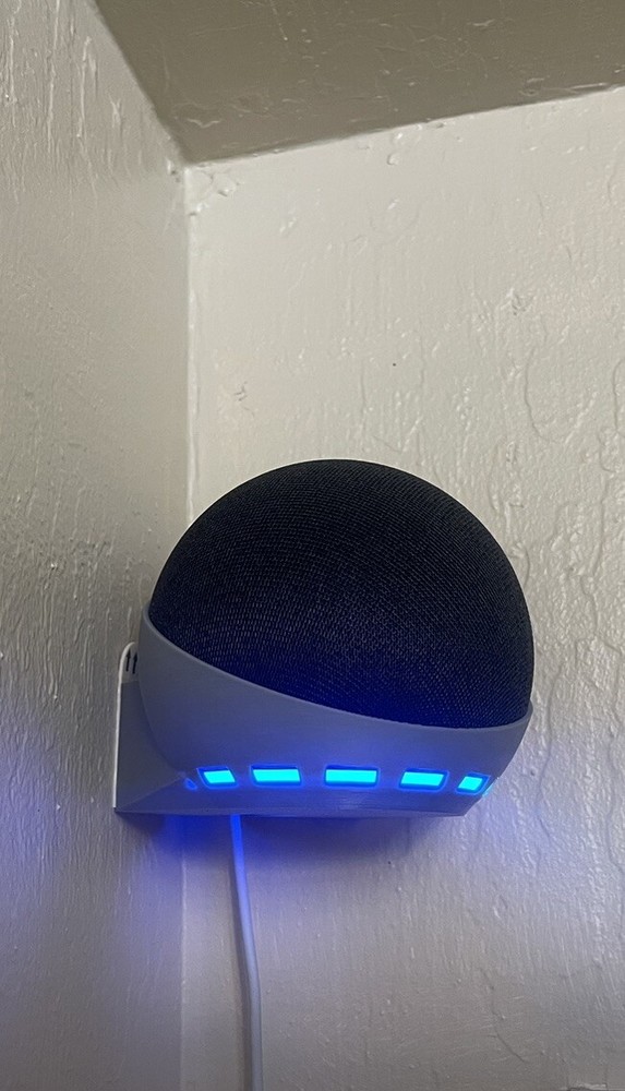 Echo Dot 4/5 Wall & Corner Mount Bracket Holder Accessory GRAY!!