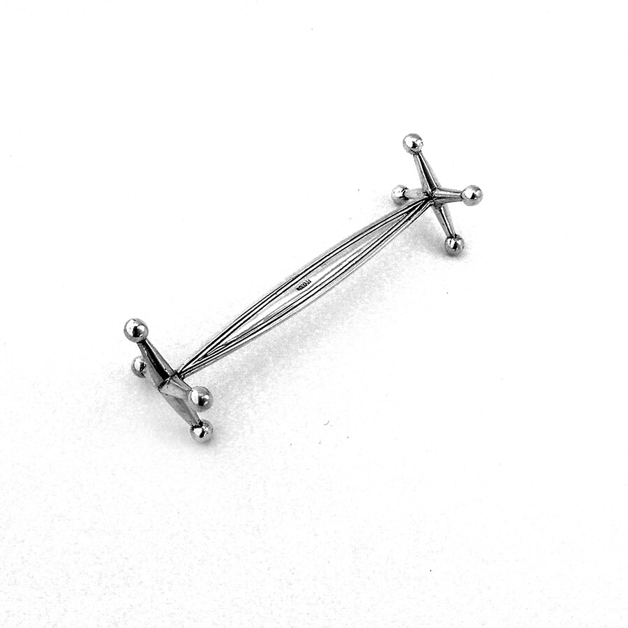 12 Knife Rests Set 800 Standard Silver