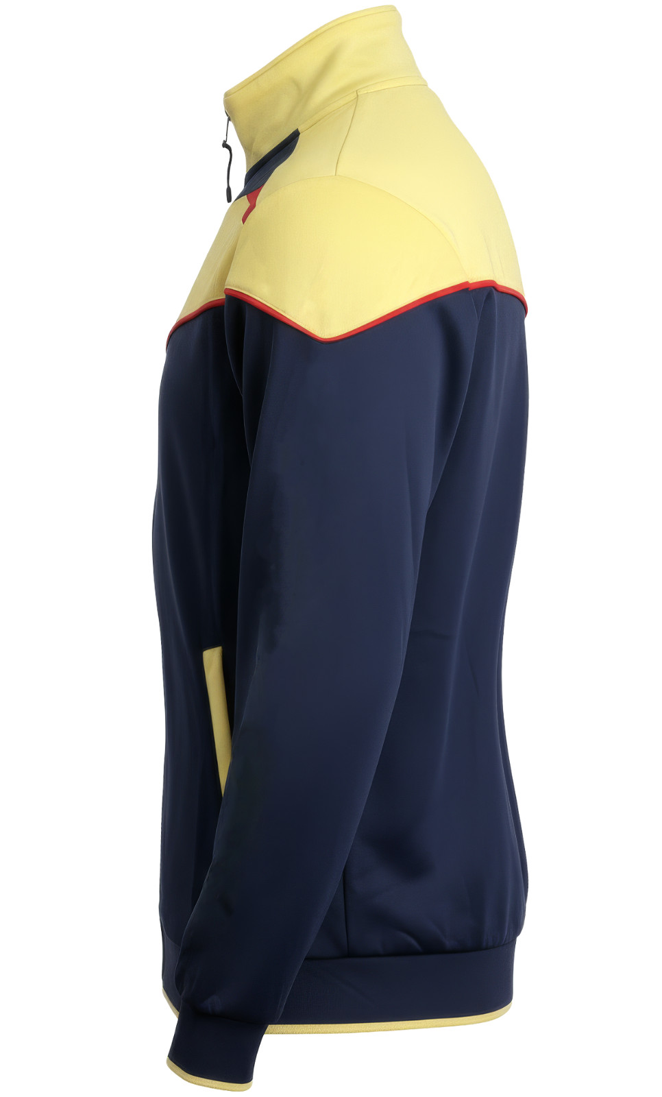 Icon Sports Club America Track Jacket Navy Yellow - Officially Licensed