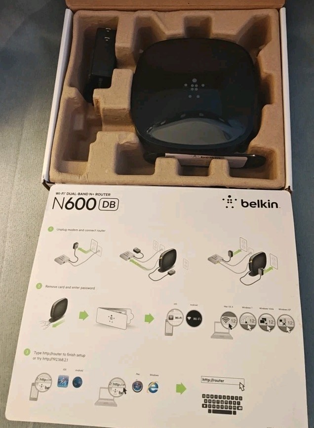 Belkin N600 DB wireless router