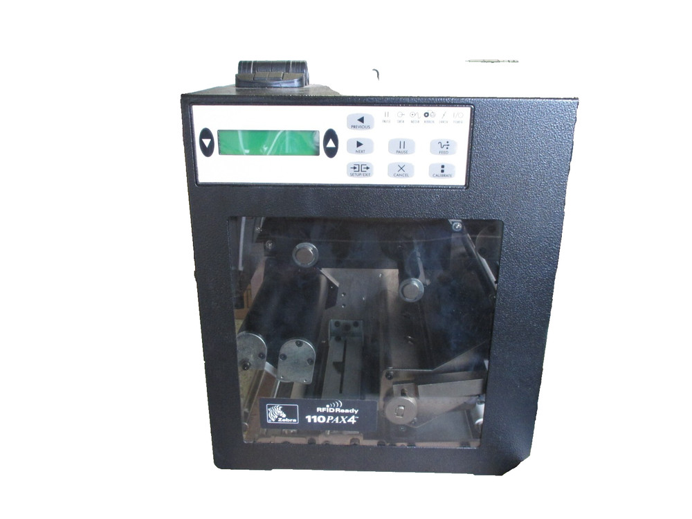 Zebra Thermal Printer 110PAX4 Labeler Bar Code Printer with Original Box